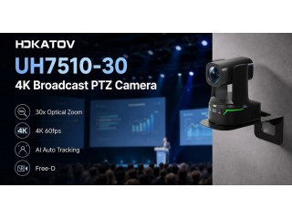 HDKATOV KT-UH7510-30 (KATO VISION) — новая 4K PTZ-камера для прямых трансляций с 30-кратным зумом и AI-трекингом